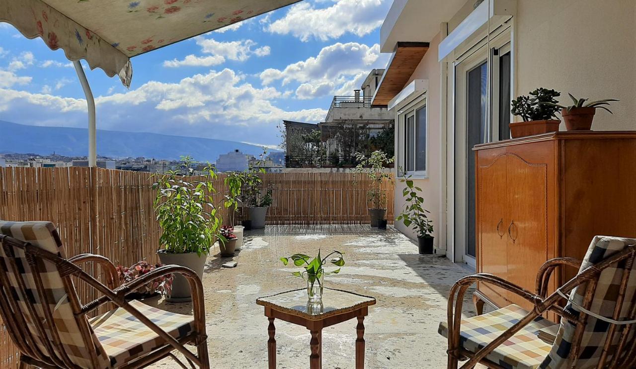 Apartamento Sunshine Penthouse Atenas Exterior foto